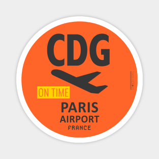 Paris orange Magnet